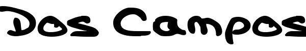 Dos Campos font preview